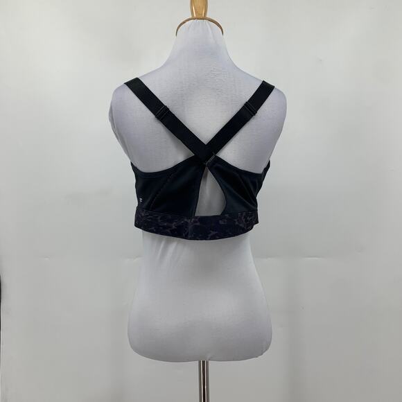 Fabletics Sports Bra Women L Large Multi Zoe High Impact Front Zip Crossback - Picture 6 of 13